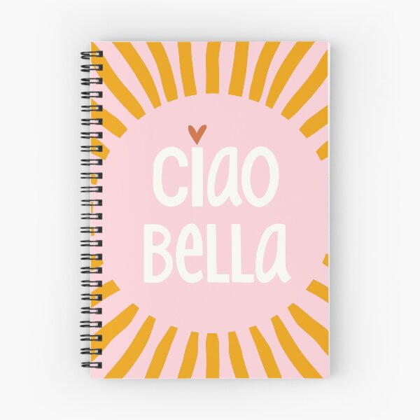 Item preview, Ciao bella - orange and pink designed and sold by vivdesign.