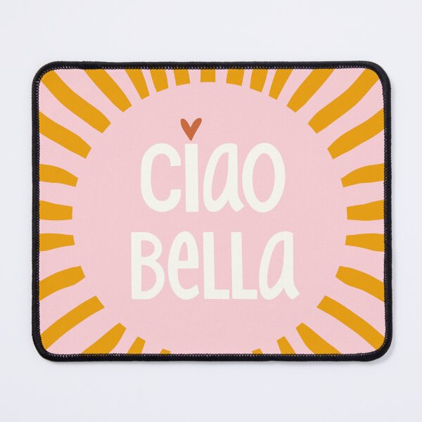 Item preview, Ciao bella - orange and pink designed and sold by vivdesign.