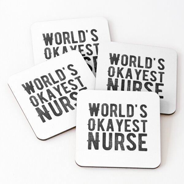 Item preview, World's Okayest Nurse designed and sold by belladesign7.