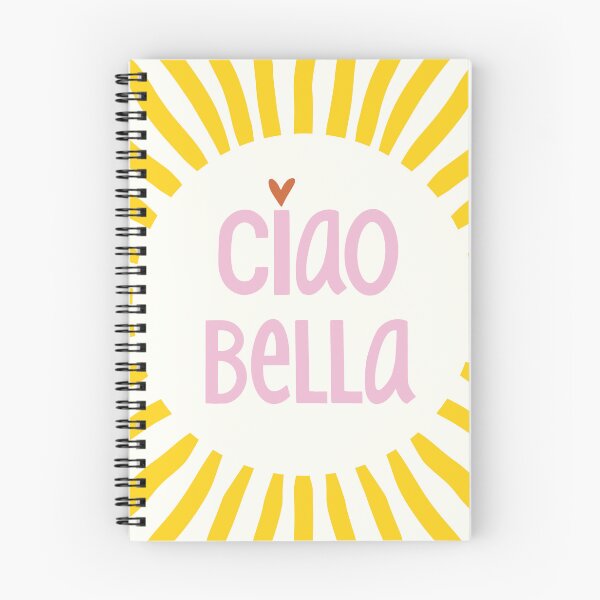 Item preview, Ciao bella - yellow and pink designed and sold by vivdesign.