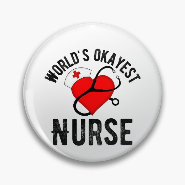 Item preview, World's Okayest Nurse designed and sold by belladesign7.