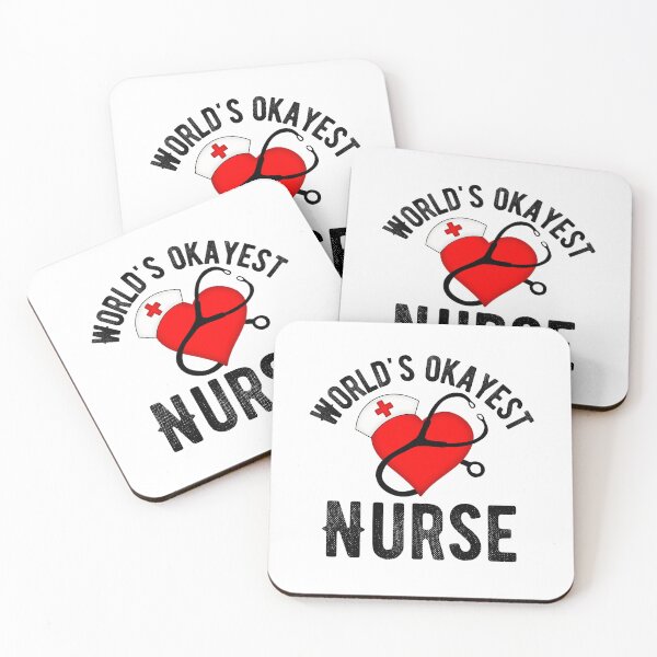 Item preview, World's Okayest Nurse designed and sold by belladesign7.