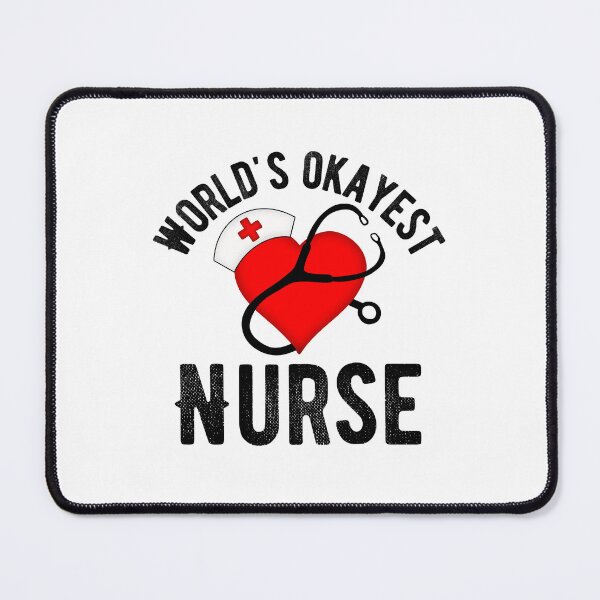 Item preview, World's Okayest Nurse designed and sold by belladesign7.