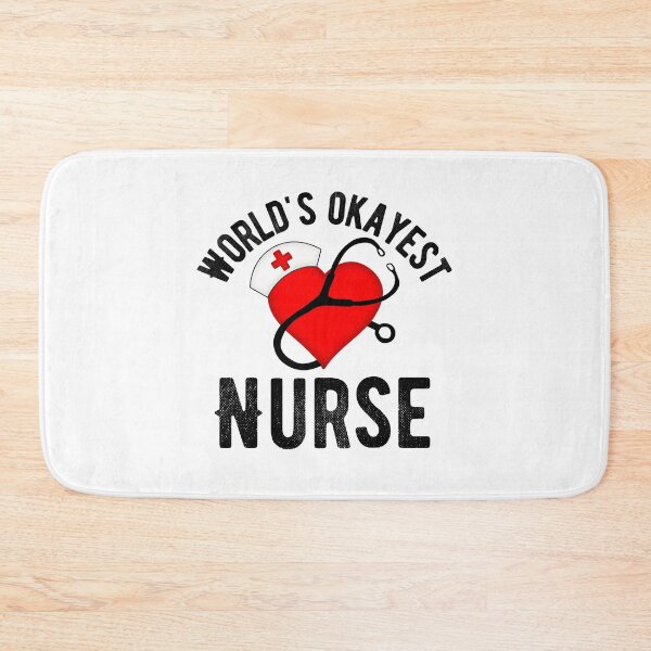 Item preview, World's Okayest Nurse designed and sold by belladesign7.