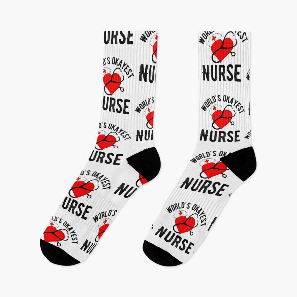Item preview, World's Okayest Nurse designed and sold by belladesign7.