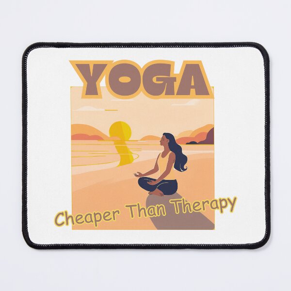 Item preview, Yoga cheaper than therapy designed and sold by ZenAuraBoutique.