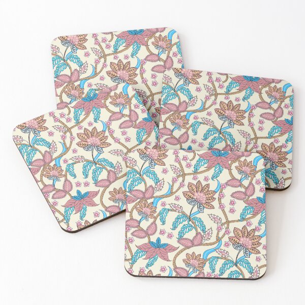 Item preview, Indian floral pink forest  designed and sold by SharonVallis.