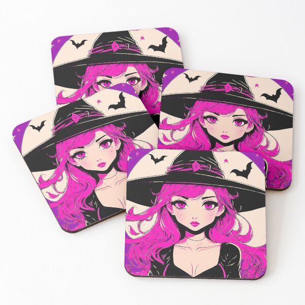 Item preview, Pink-Haired Witch designed and sold by CharlieMakes.