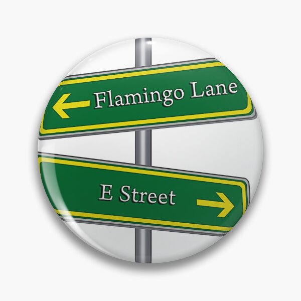 Artikelvorschau, Digitales Fanart von Bruce Springsteen. E-Street-Schild, Flamingo Lane, Wallsoffameaust entworfen und verkauft von WallsOfFameAust.