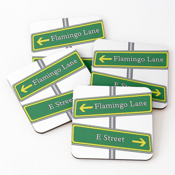 Item preview, Bruce Springsteen Digital Fanart. E Street Sign Flamingo Lane Wallsoffameaust designed and sold by WallsOfFameAust.