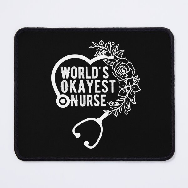 Item preview, World's Okayest Nurse designed and sold by belladesign7.