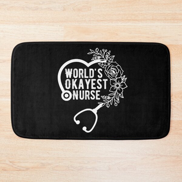 Item preview, World's Okayest Nurse designed and sold by belladesign7.