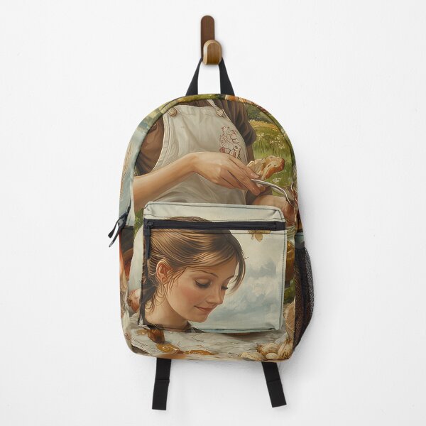 Item preview, Damas de campo cocinando al aire libre designed and sold by thewandswant.