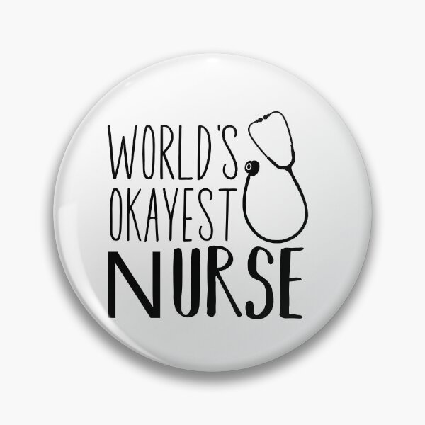Item preview, World's Okayest Nurse designed and sold by belladesign7.