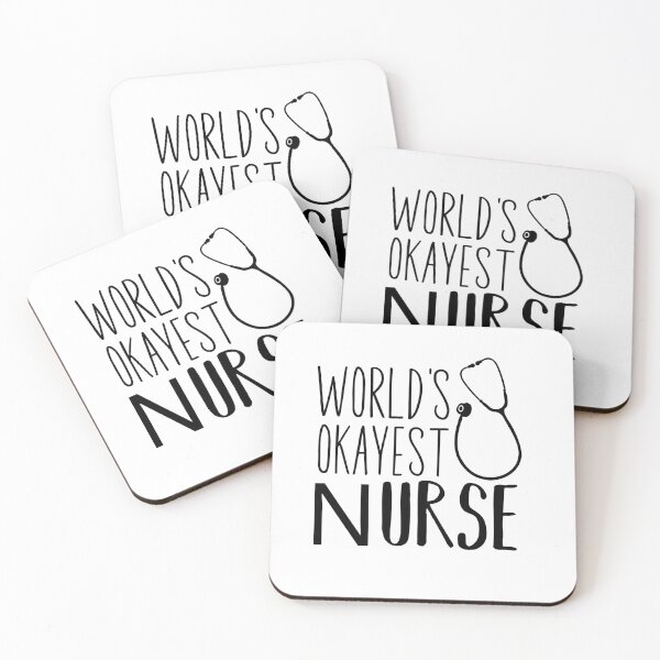 Item preview, World's Okayest Nurse designed and sold by belladesign7.