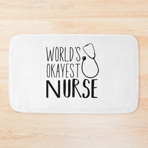 Item preview, World's Okayest Nurse designed and sold by belladesign7.