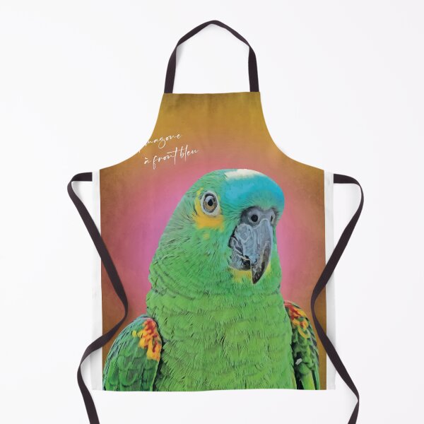 Item preview, Amazone à front bleu designed and sold by p-coq.