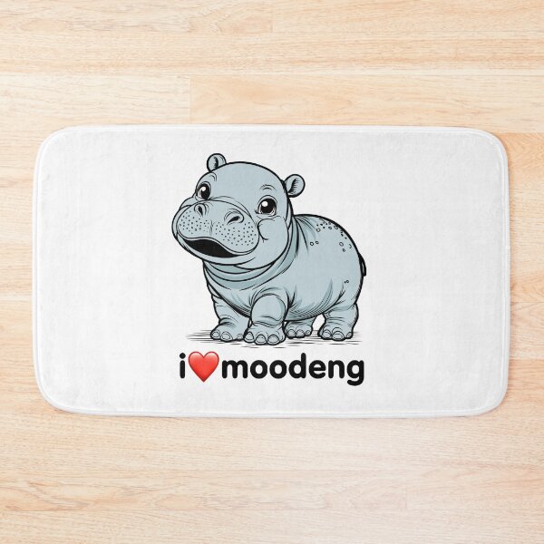 Item preview, I love moodeng designed and sold by OkanemochiStore.