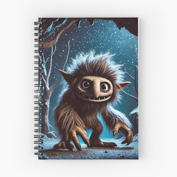 Item preview, Groondar the Menacing Cave Troll - Whimsical Night Creature designed and sold by maxthegrem.