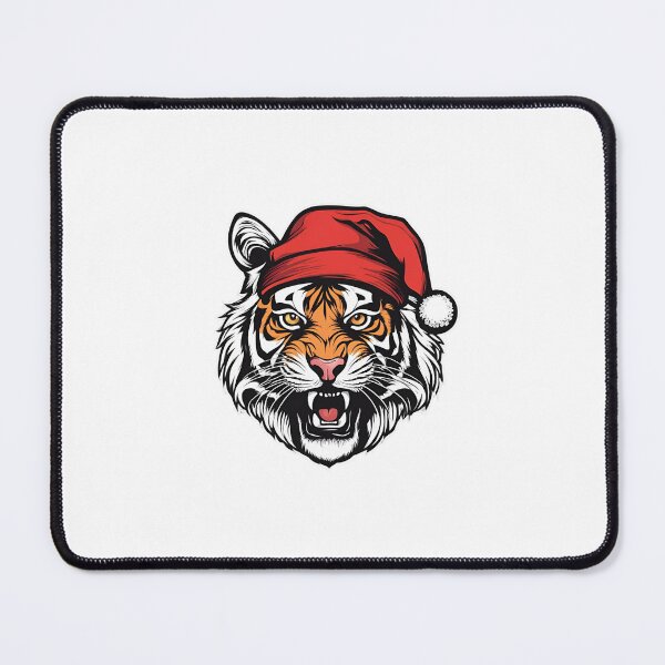 Item preview, Festive Tiger, funny, tiger, rot, gifts, merry, time, santa,  designed and sold by Ewelina  Niemiec.