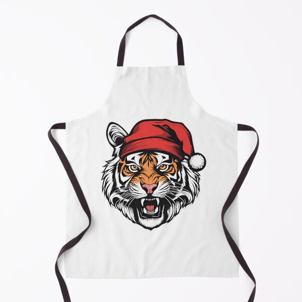 Item preview, Festive Tiger, funny, tiger, rot, gifts, merry, time, santa,  designed and sold by Ewelina  Niemiec.
