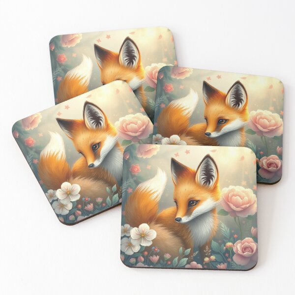 Item preview, Dreamy Fox  designed and sold by Poetic Patterns Studio.