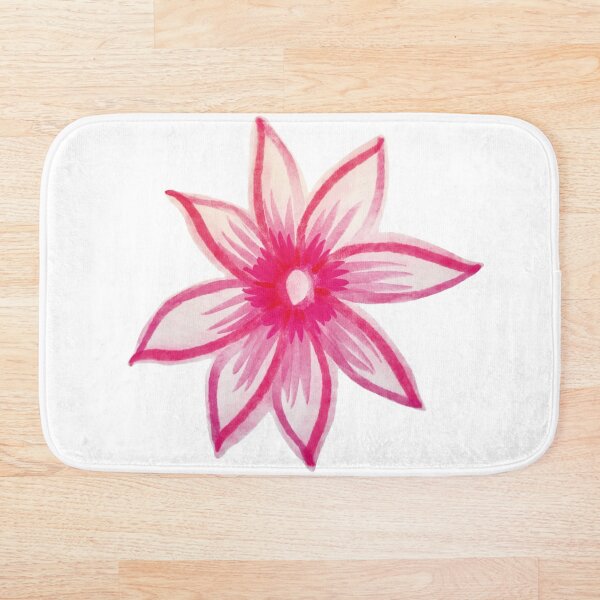 Item preview, Flor rosa individual dibujada a mano designed and sold by jackandbey.