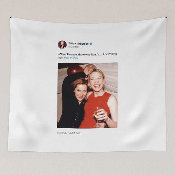 Item preview, Gillian Anderson tweet cate blanchett designed and sold by aftarsun.