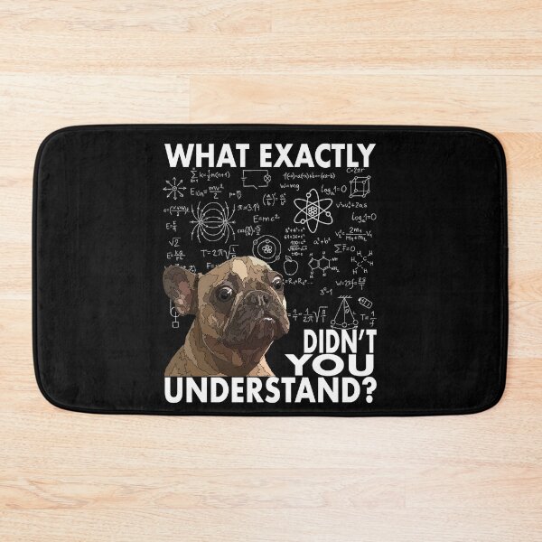 Item preview, Funny Science Nerd Frenchie Dog designed and sold by Just-Arts-4U.