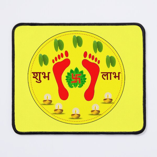 Item preview, goddess lakshmi foot print designed and sold by hutofdesigns.