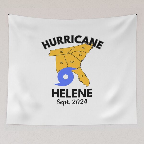 Item preview, Storm Hurricane Helene American 2024 designed and sold by ANNINOART ⭐⭐⭐⭐⭐.