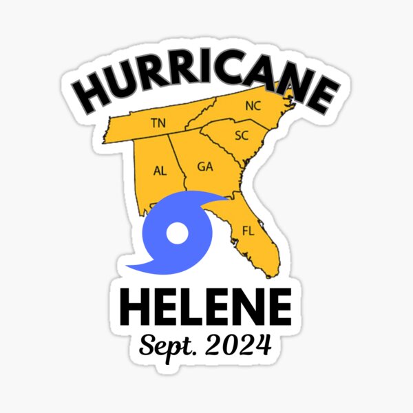 Item preview, Storm Hurricane Helene American 2024 designed and sold by anninoart.