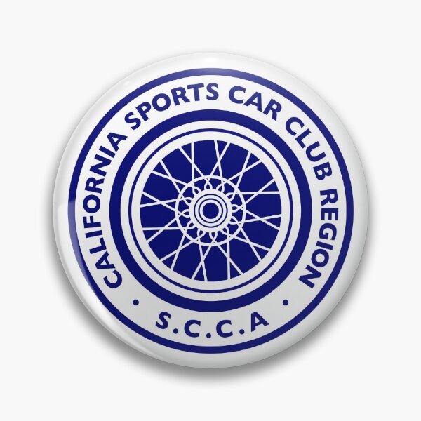 Item preview, SCCA (Sports car Club of America) California region vintage wheel emblem - 1950s-70s  designed and sold by retropetrol.