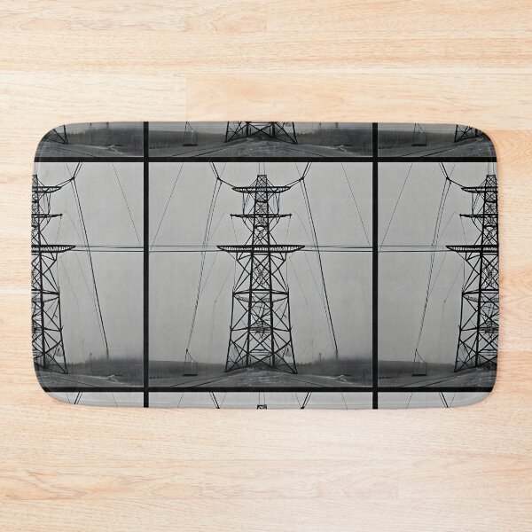 Item preview, Monochrome Electricity Pylon designed and sold by pinkal.
