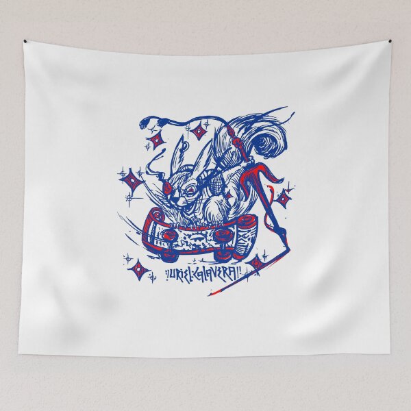 Item preview, BLUE ninja squirrel designed and sold by UrielCalavera.