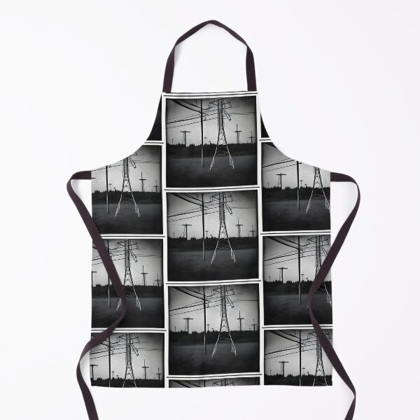 Item preview, Electricity Pylons, Vintage Photo Style designed and sold by pinkal.