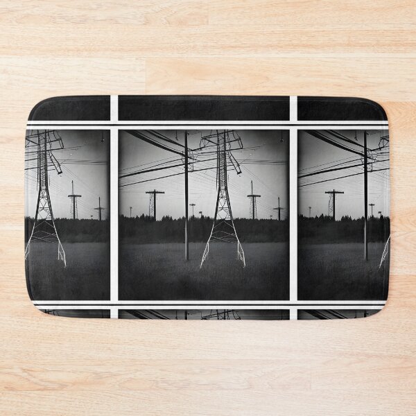 Item preview, Electricity Pylons, Vintage Photo Style designed and sold by pinkal.