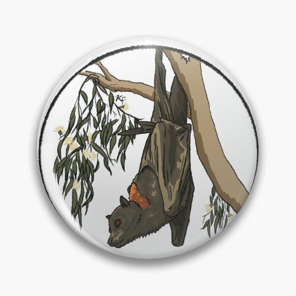 Item preview, Flying-fox foraging; Black flying fox #1 designed and sold by KarlyFMixedArts.