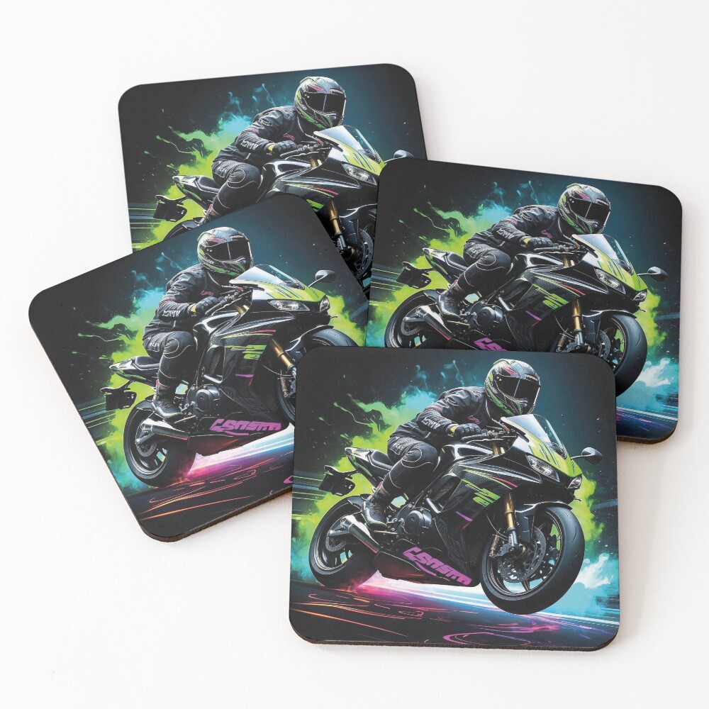 Item preview, Coasters (Set of 4) designed and sold by AirodStore.