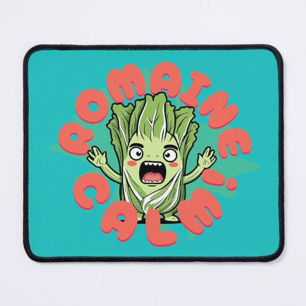 Item preview, Romaine Calm , funny vegan pun design designed and sold by Shelmodine79.