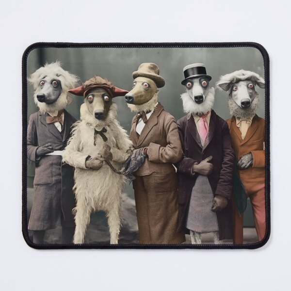 Item preview, Anthropomorphic Sheep in Vintage Formal Attire designed and sold by landletsy.