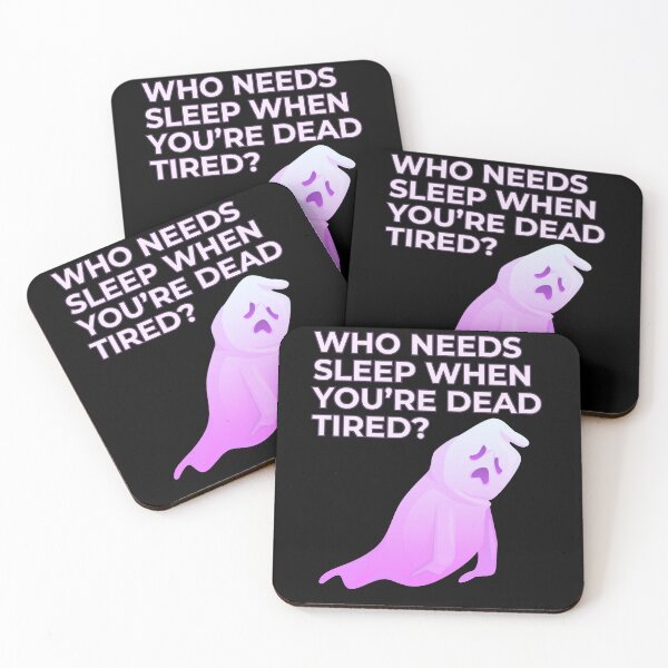 Item preview, Exhausted Ghost: Dead Tired and Sleepless designed and sold by UN-FUR-GETTABLE.