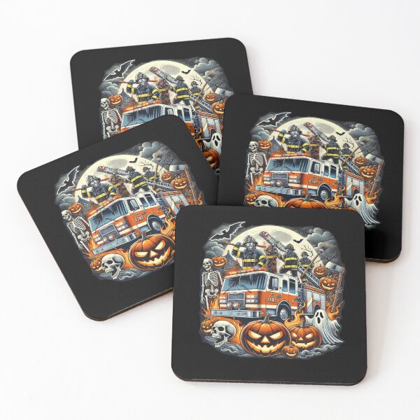 Item preview, Copy of Halloween in fire designe, T-shirt for fireman, designed and sold by Lunaria Arts.