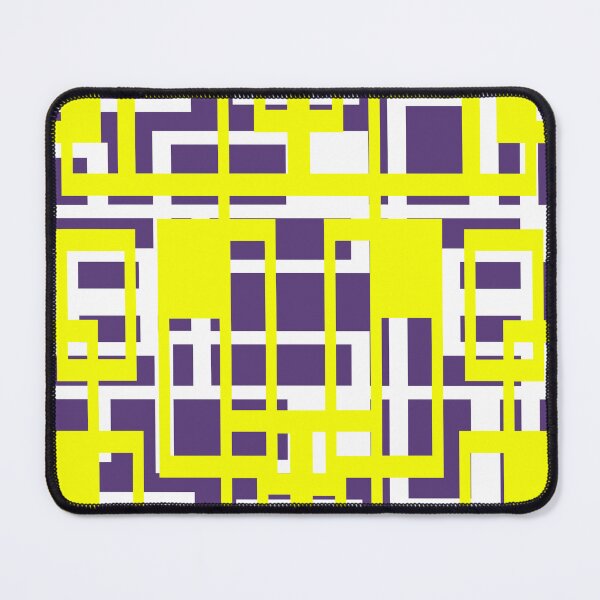 Item preview, Geometric Shapes Pattern Yellow White Cut Out designed and sold by taiche.