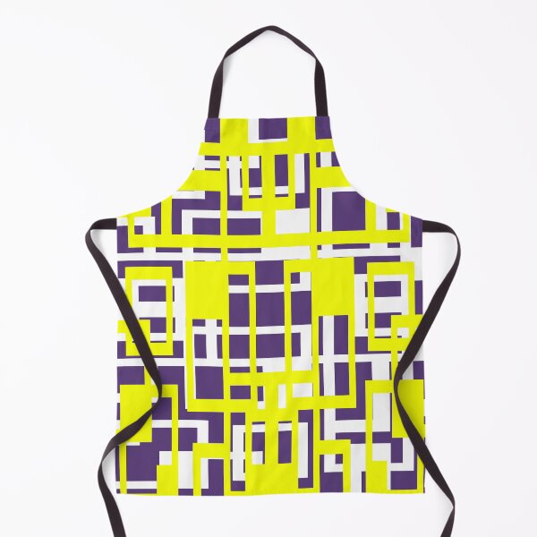 Item preview, Geometric Shapes Pattern Yellow White Cut Out designed and sold by taiche.