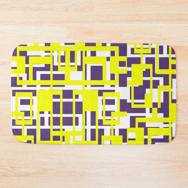 Item preview, Geometric Shapes Pattern Yellow White Cut Out designed and sold by taiche.