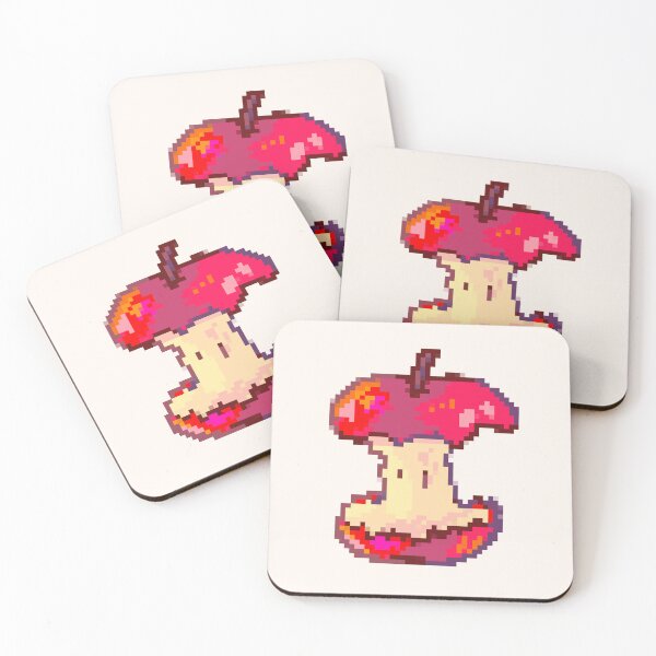 Item preview, Apple core pixel art  designed and sold by Artofmayara.