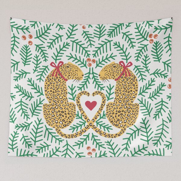 Item preview, Festive leopard designed and sold by vivdesign.
