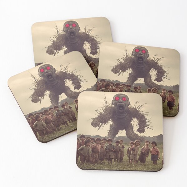 Item preview, Children Confronting a Giant Monster in the Field designed and sold by landletsy.