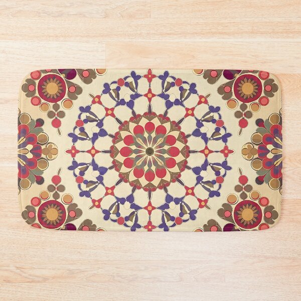 Item preview, Suzani Mandala Floral Pattern Art designed and sold by Dshoppin.